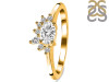 Crystal & White Topaz Ring CST-RDR-2418.