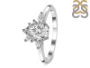 Crystal & White Topaz Ring CST-RDR-2431.