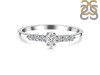 Crystal & White Topaz Ring CST-RDR-2532.