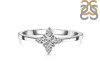 Crystal & White Topaz Ring CST-RDR-2541.