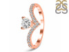 Crystal & White Topaz Ring CST-RDR-2749.