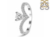 Crystal & White Topaz Ring CST-RDR-2749.