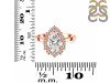 Crystal & White Topaz Ring CST-RDR-2770.
