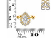 Crystal & White Topaz Ring CST-RDR-2770.