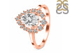 Crystal & White Topaz Ring CST-RDR-2770.