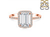 Crystal & White Topaz Ring CST-RDR-3071.