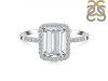 Crystal & White Topaz Ring CST-RDR-3071.