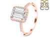 Crystal & White Topaz Ring CST-RDR-3071.