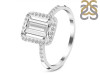 Crystal & White Topaz Ring CST-RDR-3071.
