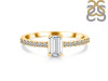 Crystal & White Topaz Ring CST-RDR-3118.