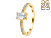 Crystal & White Topaz Ring CST-RDR-3118.
