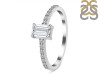 Crystal & White Topaz Ring CST-RDR-3118.
