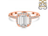 Crystal & White Topaz Ring CST-RDR-3119.