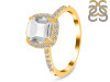 Crystal & White Topaz Ring CST-RDR-3119.