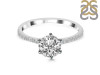 Crystal & White Topaz Ring CST-RDR-3140.