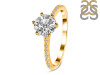 Crystal & White Topaz Ring CST-RDR-3140.