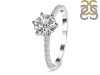 Crystal & White Topaz Ring CST-RDR-3140.