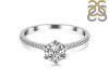 Crystal & White Topaz Ring CST-RDR-3144.