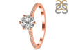 Crystal & White Topaz Ring CST-RDR-3144.