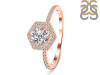 Crystal & White Topaz Ring CST-RDR-3146.
