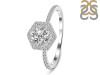 Crystal & White Topaz Ring CST-RDR-3146.