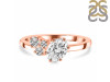 Crystal & White Topaz Ring CST-RDR-3153.