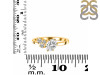 Crystal & White Topaz Ring CST-RDR-3153.