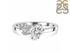 Crystal & White Topaz Ring CST-RDR-3153.