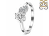 Crystal & White Topaz Ring CST-RDR-3153.