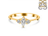 Crystal & White Topaz Ring CST-RDR-3155.