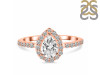Crystal & White Topaz Ring CST-RDR-3161.