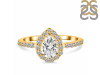 Crystal & White Topaz Ring CST-RDR-3161.