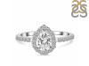 Crystal & White Topaz Ring CST-RDR-3161.