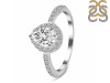 Crystal & White Topaz Ring CST-RDR-3161.