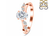 Crystal & White Topaz Ring CST-RDR-3163.