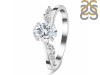 Crystal & White Topaz Ring CST-RDR-3163.