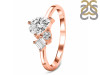 Crystal & White Topaz Ring CST-RDR-3199.