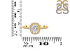 Crystal & White Topaz Ring CST-RDR-3263.