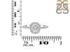 Crystal & White Topaz Ring CST-RDR-3263.