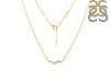 Crystal & White Topaz Necklace CST-RDN-460.