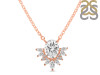 Crystal & White Topaz Necklace CST-RN-72.