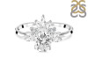 Crystal & White Topaz Ring CST-RR-405.
