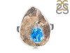 Cavansite Adjustable Ring-ADJ-R CVS-2-84