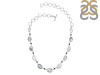 Dendritic Agate/Black Tourmaline Necklace-NJ DDA-12-9