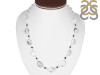 Dendritic Agate/Black Tourmaline Necklace-NJ DDA-12-9