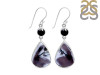 Dendritic Agate/Black Spinel Earring-2E DDA-3-32
