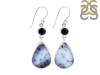 Dendritic Agate/Black Spinel Earring-2E DDA-3-34
