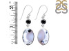 Dendritic Agate/Black Spinel Earring-2E DDA-3-37