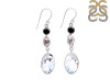 Dendritic Agate/Black Spinel/Herkimer Diamond Earring-2E DDA-3-46