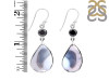 Dendritic Agate/Black Spinel Earring-2E DDA-3-58